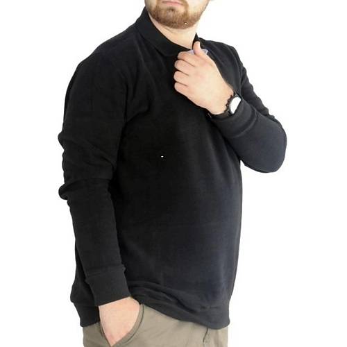 Erkek Sweatshirt Polo Vnz Selanik 20440 Siyah