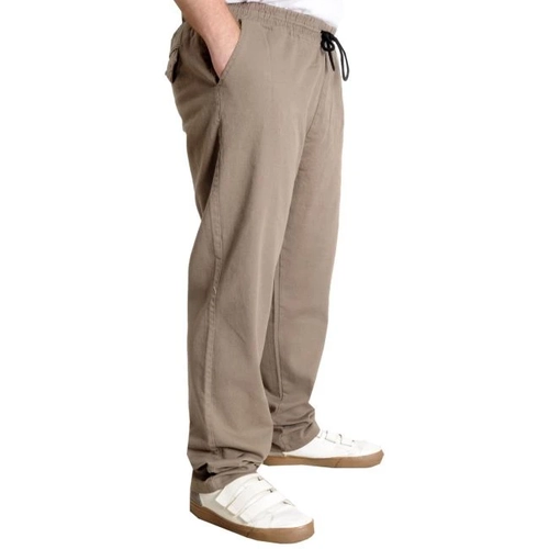 B�y�k Beden Erkek Gabardin Kargo Jogger Pantolon Do�a 21928 Bej