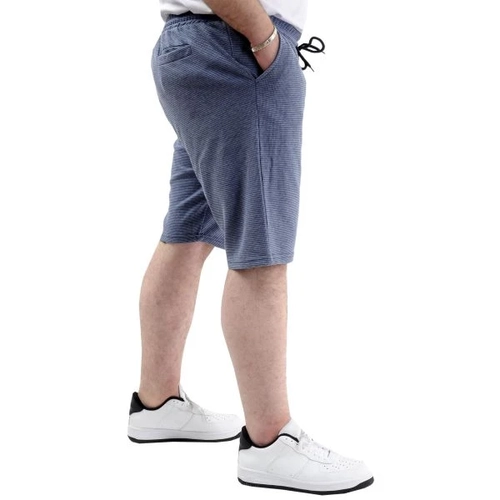 B�y�k Beden Erkek Cepli �ort WAFFLE 23498 �ndigo