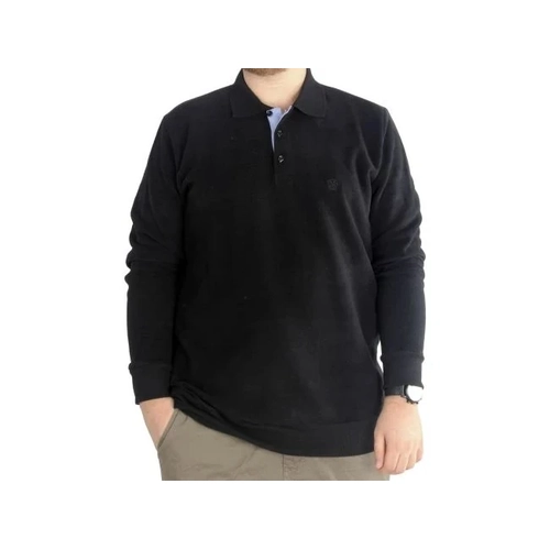 Erkek Sweatshirt Polo Vnz Selanik 20440 Siyah