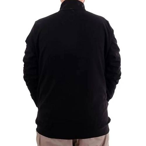 Buyuk Beden Erkek H�rka Fermuarl� Stell Dik Yaka 20571 Siyah