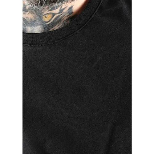 B�y�k Beden Erkek T-shirt Basic 20031 Siyah