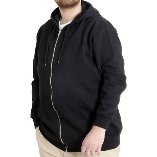 Erkek H�rka Kapson Fermuarl� Steel Interlock 21600 Siyah