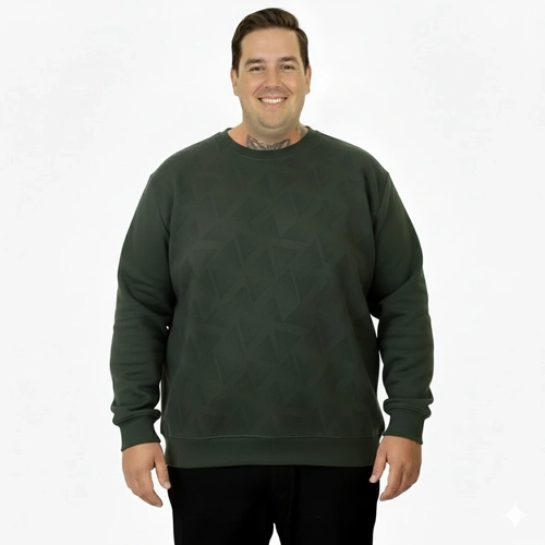 Erkek Bisiklet Sweatshirt Selanik 25819 Haki