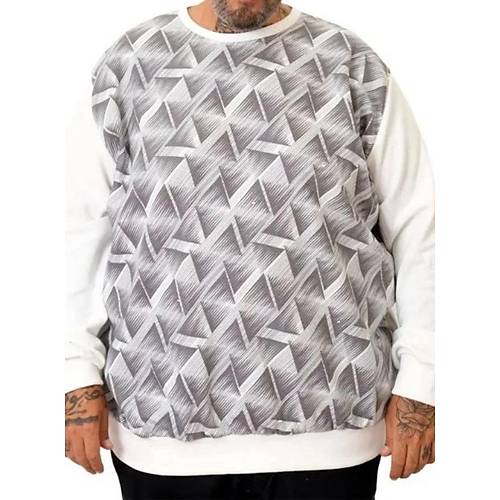 Erkek Bisiklet Sweatshirt Selanik  25819 Ekru