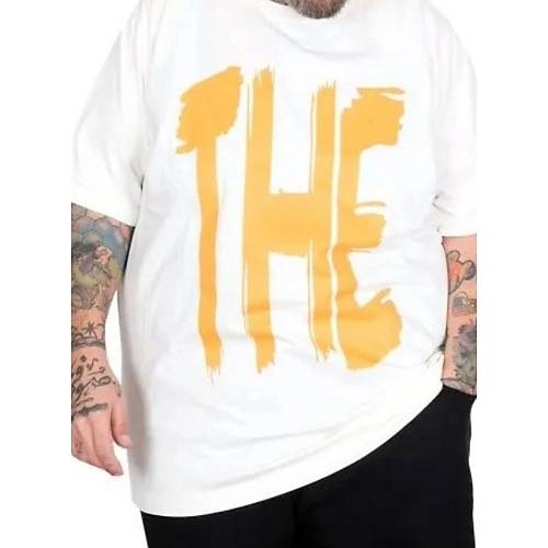 B�y�k Beden T-Sh�rt The  26165 BEYAZ
