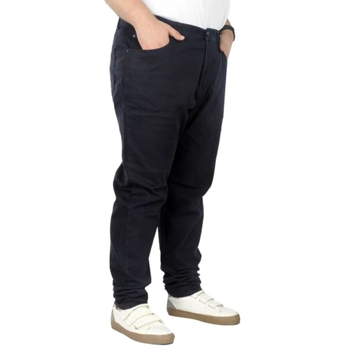 B�y�k Beden Erkek Gabardin Pantolon 5 Cep Do�a Classic 22920 Lacivert