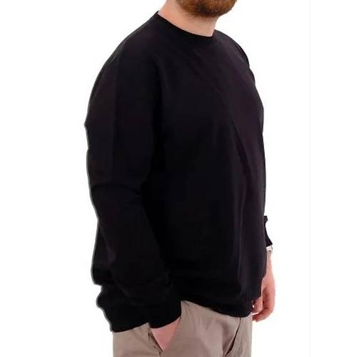 B�y�k Beden Erkek Sweat B�s Yaka U24174 Siyah