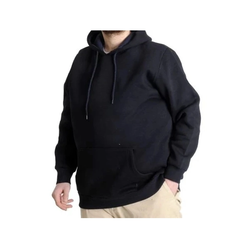 Erkek Sweatshirt Kap�on Pocket Basic  20562 Lacivert