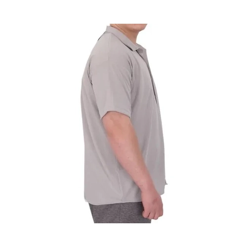 B�y�k Beden Erkek G�mlek Apas Yaka �erit Desen Jakar U24382 Gri