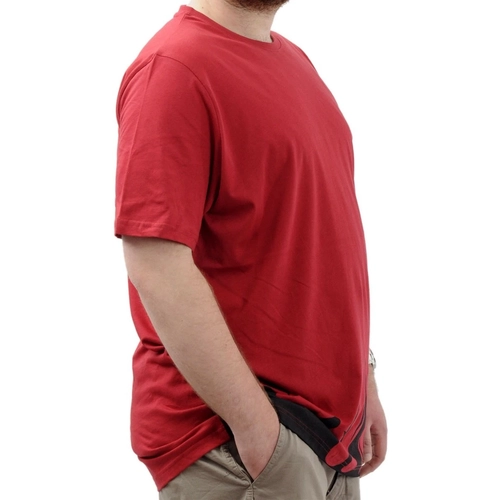  B�Y�K BEDEN TSHIRT BIS YAKA FLAME 24082 BORDO