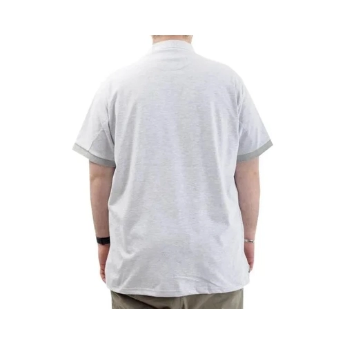 B�y�k Beden Erkek Ti��rt D��meli Hakim Yaka T-Shirt U24339 Grimelanj