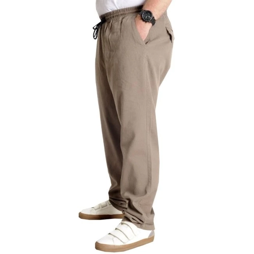 B�y�k Beden Erkek Gabardin Kargo Jogger Pantolon Do�a 21928 Bej