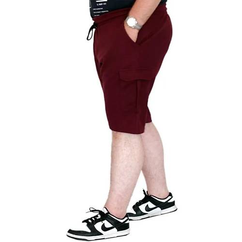 B�y�k Beden Erkek �ort Kargo Cep Waffle 23500 Bordo