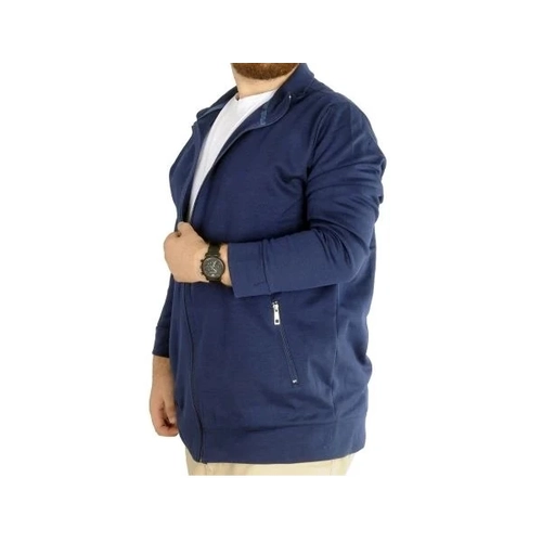 Buyuk Beden Erkek H�rka Fermuarl� Stell Dik Yaka 20571 �ndigo