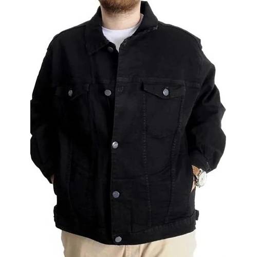 B�y�k Beden Erkek Kot Mont Paris Star 22800 Siyah