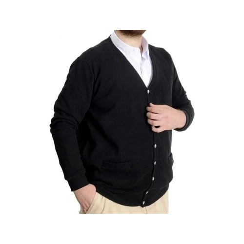 B�y�k Beden Erkek H�rka Vanize Selanik D��meli 20548 Siyah