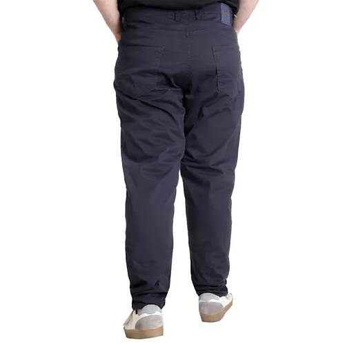 B�y�k Beden Pantolon Keten 5cep Milano Classic 20902 Lacivert