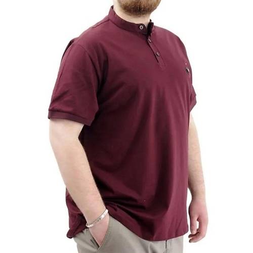 B�y�k Beden Erkek Ti��rt D��meli Hakim Yaka T-Shirt 24339 M�rd�m