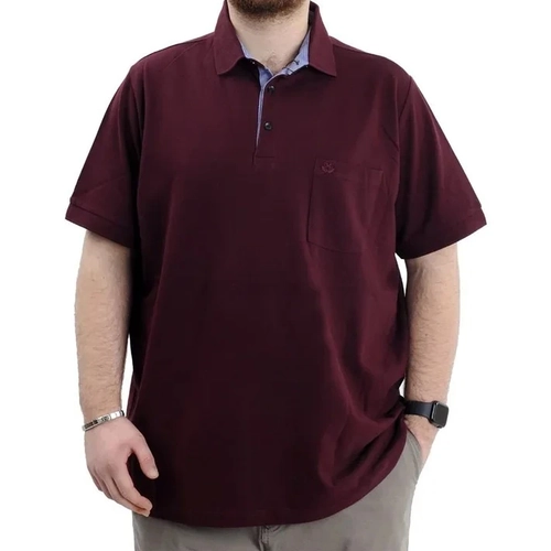 Battal Beden Erkek Tshirt Polo Yaka Cepli Klasik Pike 20552 M�rd�m