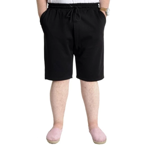 B�y�k Beden Erkek �ort INTERLOK 23515 Siyah