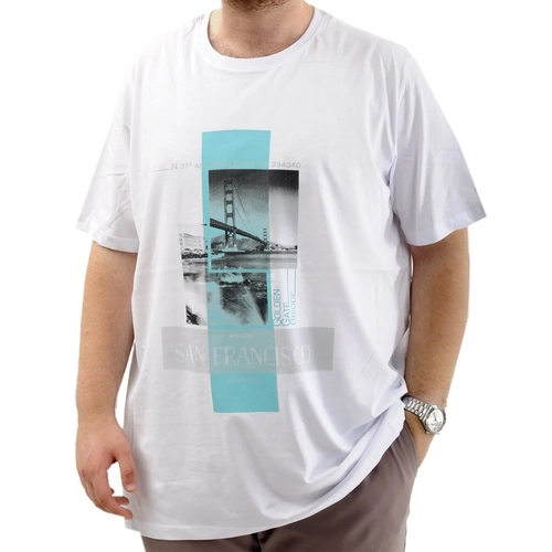  B�Y�K BEDEN T-SH�RT BIS YAKA FRANSICIO 24086 BEYAZ