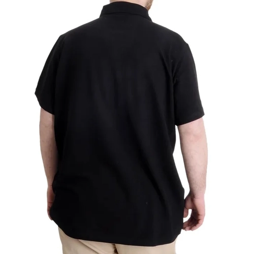 B�y�k Beden Erkek T-shirt Polo CHOOSE YOUR MODE 23321 Siyah