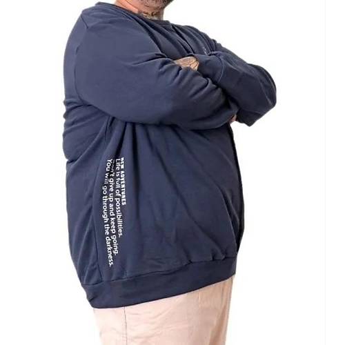 Erkek Sweat Bisiklet LOS ANGELES 25816 Lacivert