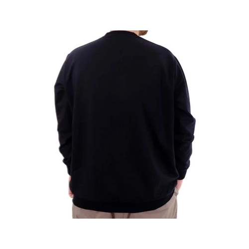 B�y�k Beden Erkek Sweat B�s Yaka U24174 Lacivert