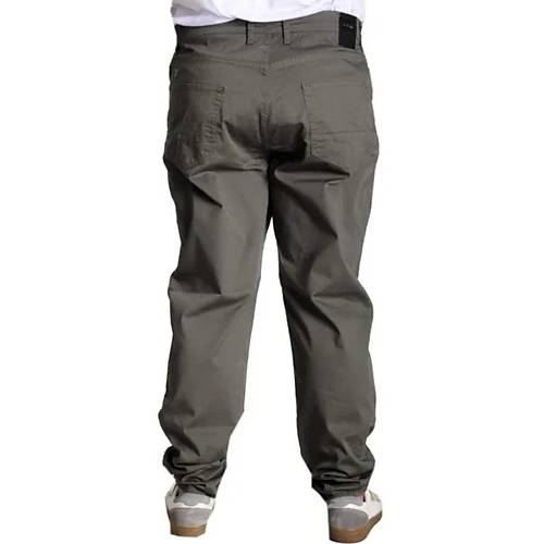 B�y�k Beden Pantolon Keten 5cep Milano Classic 20902 Haki