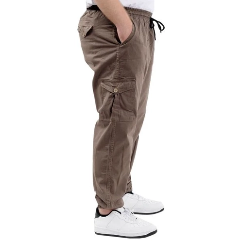 B�y�k Beden Keten Kargo Jogger Valencia 21911 Toprak