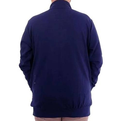 Buyuk Beden Erkek H�rka Fermuarl� Stell Dik Yaka 20571 �ndigo