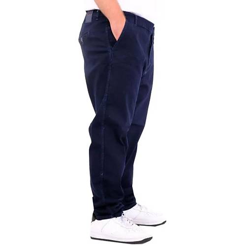 B�y�k Beden Erkek Kot Pantolon Yan Cep CHINO 18880 Lacivert
