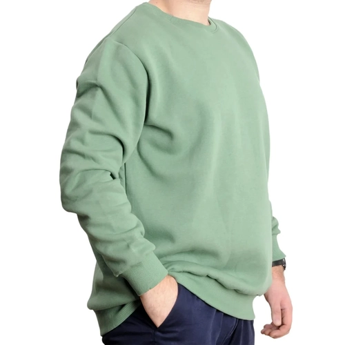 Erkek Sweatshirt Bisiklet Yaka Basic 20131 �a�la
