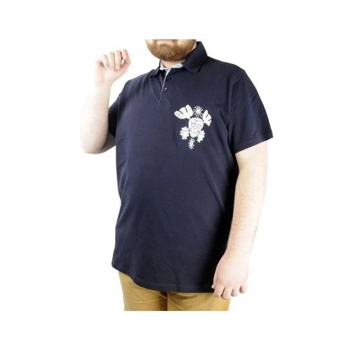 Erkek T shirt Polo Skull 22304 Lacivert