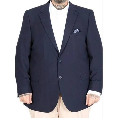 B�y�k Beden Erkek Mendi Blazer Ceket 26020 LAC�VERT