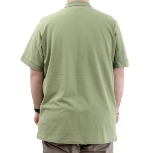 B�y�k Beden Erkek T-Shirt Polo Yaka Cepli Klasik 20550 �a�la