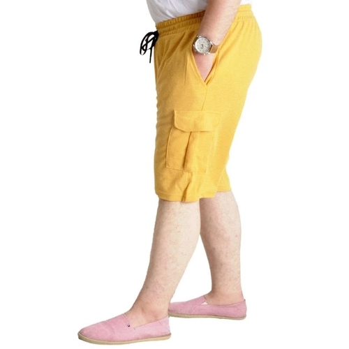 B�y�k Beden Erkek �ort Kargo Cep WAFFLE 23500 Hardal