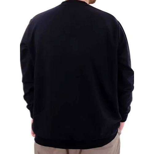 B�y�k Beden Erkek Sweat B�s Yaka U24174 Lacivert