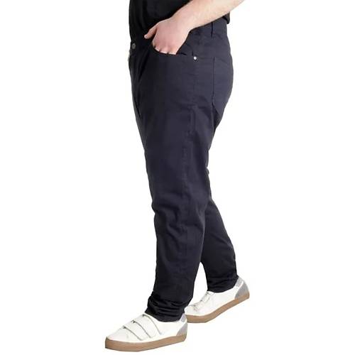 B�y�k Beden Pantolon Keten 5cep Milano Classic 20902 Lacivert