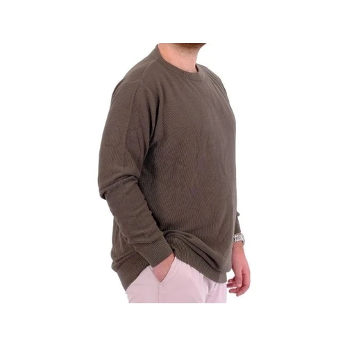 B�y�k Beden Erkek Bisiklet Yaka Triko Kazak 24208 Haki