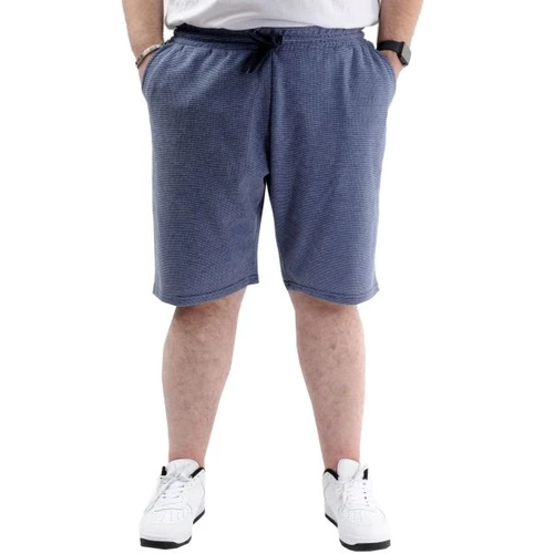 B�y�k Beden Erkek Cepli �ort WAFFLE 23498 �ndigo