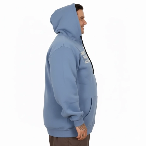 Erkek B�y�k Beden Sweat Kap�on Ferm. Bask�l� 24538 