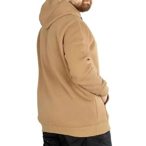 Erkek Sweatshirt Kap�onlu Pocket Basic  20562 S�tl�kahve