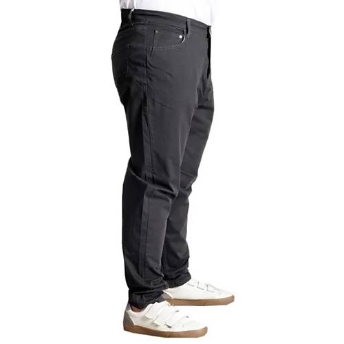B�y�k Beden Pantolon Keten 5Cep Milano Classic 20902 Antrasit