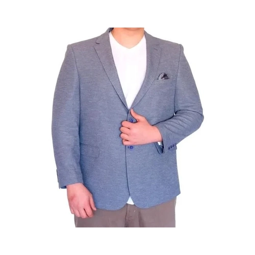 B�y�k Beden Erkek Klasik Blazer Ceket BRITANYA 23028 MAVI