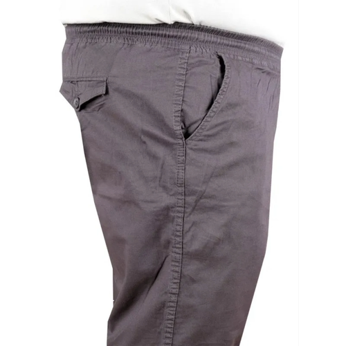 B�y�k Beden Erkek Keten Jogger Pantolon Milano 21913 ANTRASIT