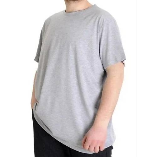 B�y�k Beden Likral� T-shirt Bisiklet Yaka 20149 Grimelanj