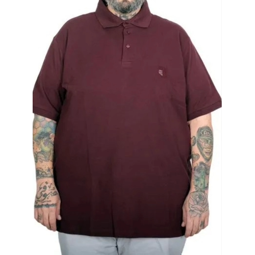 Battal Beden Erkek Tshirt Polo Yaka Nak��l� Klasik Pike 20553 M�rd�m