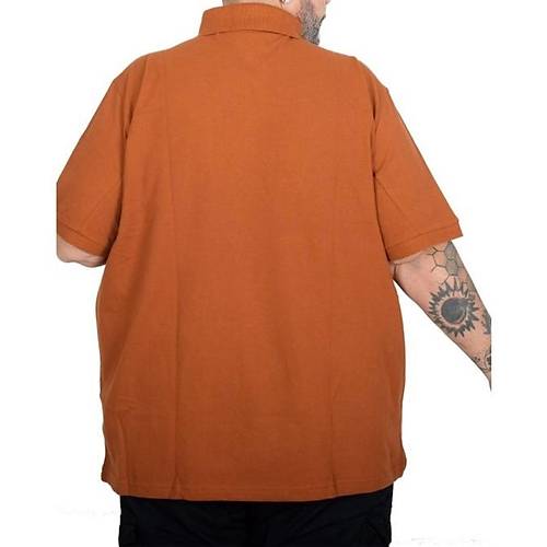 Battal Beden Erkek Tshirt Polo Yaka Nak��l� Klasik Pike 20553 Tarc�n